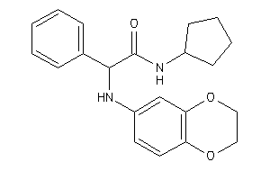 N-cyclopentyl-2-(2,3-dihydro-1,4-benzodioxin-6-ylamino)-2-phenyl-acetamide