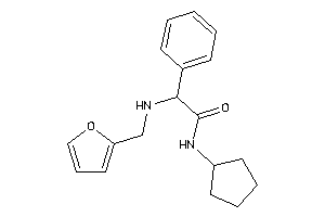 Image of N-cyclopentyl-2-(2-furfurylamino)-2-phenyl-acetamide