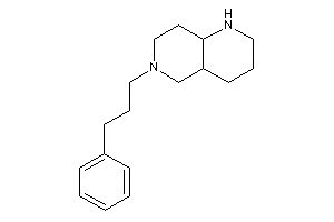6-(3-phenylpropyl)-2,3,4,4a,5,7,8,8a-octahydro-1H-1,6-naphthyridine