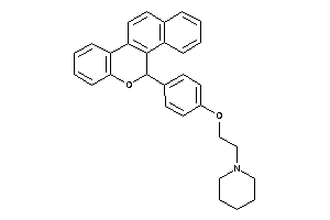 1-[2-[4-(5H-naphtho[1,2-c]chromen-5-yl)phenoxy]ethyl]piperidine