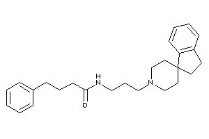 4-phenyl-N-(3-spiro[indane-1,4'-piperidine]-1'-ylpropyl)butyramide