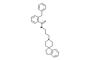 2-benzyl-N-(3-spiro[indane-1,4'-piperidine]-1'-ylpropyl)benzamide