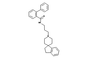 2-phenyl-N-(3-spiro[indane-1,4'-piperidine]-1'-ylpropyl)benzamide