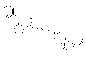 1-benzyl-N-(3-spiro[phthalan-1,4'-piperidine]-1'-ylpropyl)pyrrolidine-2-carboxamide