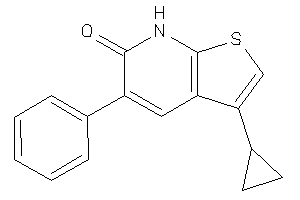 3-cyclopropyl-5-phenyl-7H-thieno[2,3-b]pyridin-6-one