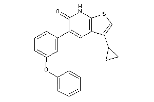 3-cyclopropyl-5-(3-phenoxyphenyl)-7H-thieno[2,3-b]pyridin-6-one