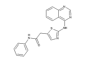 N-phenyl-2-[2-(quinazolin-4-ylamino)thiazol-5-yl]acetamide
