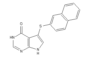Image of 5-(2-naphthylthio)-3,7-dihydropyrrolo[2,3-d]pyrimidin-4-one