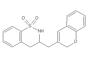 3-(2H-chromen-3-ylmethyl)-3,4-dihydro-2H-benzo[e]thiazine 1,1-dioxide