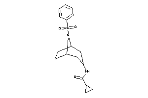 N-(8-besyl-8-azabicyclo[3.2.1]octan-3-yl)cyclopropanecarboxamide