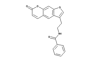 N-[2-(7-ketofuro[3,2-g]chromen-3-yl)ethyl]benzamide