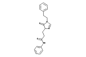 3-(5-keto-1-phenethyl-2-imidazolin-4-yl)-N-phenyl-propionamide