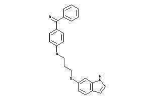 [4-[3-(1H-indol-6-yloxy)propoxy]phenyl]-phenyl-methanone
