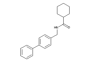 N-(4-phenylbenzyl)cyclohexanecarboxamide
