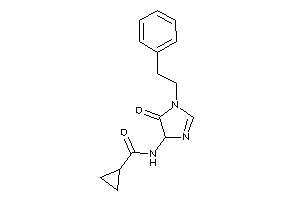 Image of N-(5-keto-1-phenethyl-2-imidazolin-4-yl)cyclopropanecarboxamide