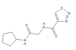 N-[2-(cyclopentylamino)-2-keto-ethyl]thiadiazole-4-carboxamide