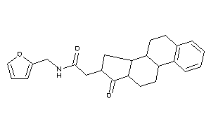 Image of N-(2-furfuryl)-2-(17-keto-6,7,8,9,11,12,13,14,15,16-decahydrocyclopenta[a]phenanthren-16-yl)acetamide