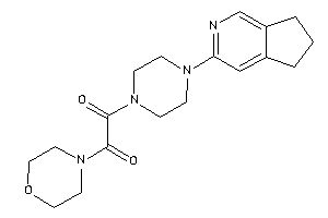 1-morpholino-2-[4-(2-pyrindan-3-yl)piperazino]ethane-1,2-dione