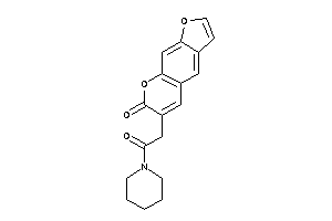 6-(2-keto-2-piperidino-ethyl)furo[3,2-g]chromen-7-one