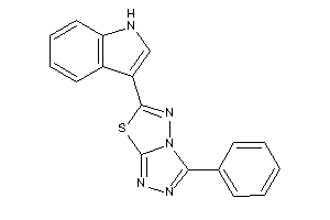 6-(1H-indol-3-yl)-3-phenyl-[1,2,4]triazolo[3,4-b][1,3,4]thiadiazole
