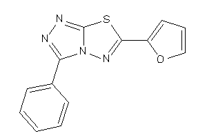 6-(2-furyl)-3-phenyl-[1,2,4]triazolo[3,4-b][1,3,4]thiadiazole