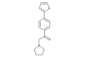 2-pyrrolidino-1-[4-(2-thienyl)phenyl]ethanone