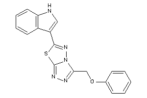 Image of 6-(1H-indol-3-yl)-3-(phenoxymethyl)-[1,2,4]triazolo[3,4-b][1,3,4]thiadiazole