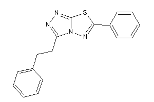 3-phenethyl-6-phenyl-[1,2,4]triazolo[3,4-b][1,3,4]thiadiazole