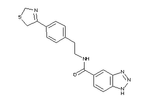 Image of N-[2-[4-(3-thiazolin-4-yl)phenyl]ethyl]-1H-benzotriazole-5-carboxamide