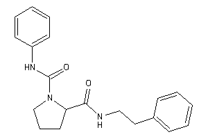 N'-phenethyl-N-phenyl-pyrrolidine-1,2-dicarboxamide
