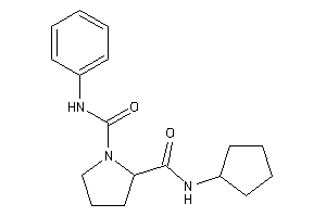 N'-cyclopentyl-N-phenyl-pyrrolidine-1,2-dicarboxamide