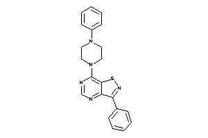 3-phenyl-7-(4-phenylpiperazino)isothiazolo[4,5-d]pyrimidine