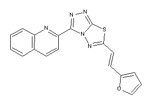 Image of 6-[2-(2-furyl)vinyl]-3-(2-quinolyl)-[1,2,4]triazolo[3,4-b][1,3,4]thiadiazole