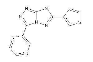 Image of 3-pyrazin-2-yl-6-(3-thienyl)-[1,2,4]triazolo[3,4-b][1,3,4]thiadiazole