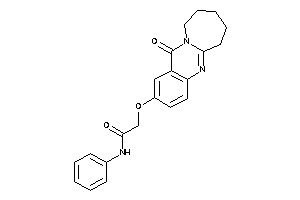 2-[(12-keto-7,8,9,10-tetrahydro-6H-azepino[2,1-b]quinazolin-2-yl)oxy]-N-phenyl-acetamide