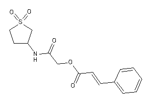3-phenylacrylic Acid [2-[(1,1-diketothiolan-3-yl)amino]-2-keto-ethyl] Ester