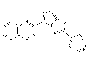 Image of 6-(4-pyridyl)-3-(2-quinolyl)-[1,2,4]triazolo[3,4-b][1,3,4]thiadiazole