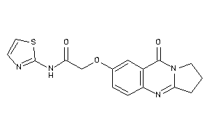 2-[(9-keto-2,3-dihydro-1H-pyrrolo[2,1-b]quinazolin-7-yl)oxy]-N-thiazol-2-yl-acetamide