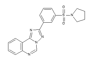 2-(3-pyrrolidinosulfonylphenyl)-[1,2,4]triazolo[1,5-c]quinazoline