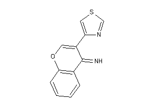 (3-thiazol-4-ylchromen-4-ylidene)amine