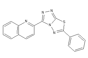 6-phenyl-3-(2-quinolyl)-[1,2,4]triazolo[3,4-b][1,3,4]thiadiazole