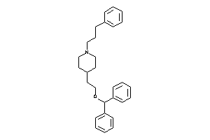 4-(2-benzhydryloxyethyl)-1-(3-phenylpropyl)piperidine