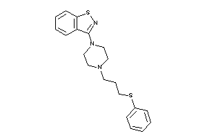 Image of 3-[4-[3-(phenylthio)propyl]piperazino]-1,2-benzothiazole