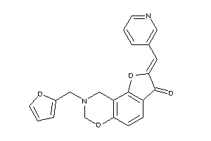 8-(2-furfuryl)-2-(3-pyridylmethylene)-7,9-dihydrofuro[2,3-f][1,3]benzoxazin-3-one