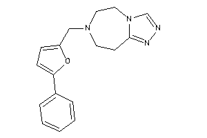 7-[(5-phenyl-2-furyl)methyl]-5,6,8,9-tetrahydro-[1,2,4]triazolo[3,4-g][1,4]diazepine