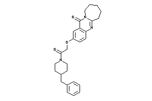 Image of 2-[2-(4-benzylpiperidino)-2-keto-ethoxy]-7,8,9,10-tetrahydro-6H-azepino[2,1-b]quinazolin-12-one