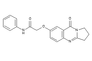 2-[(9-keto-2,3-dihydro-1H-pyrrolo[2,1-b]quinazolin-7-yl)oxy]-N-phenyl-acetamide