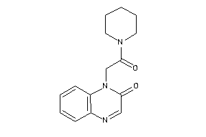 1-(2-keto-2-piperidino-ethyl)quinoxalin-2-one