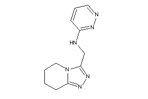 Pyridazin-3-yl(5,6,7,8-tetrahydro-[1,2,4]triazolo[4,3-a]pyridin-3-ylmethyl)amine