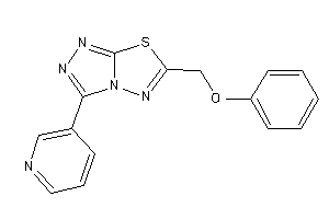 6-(phenoxymethyl)-3-(3-pyridyl)-[1,2,4]triazolo[3,4-b][1,3,4]thiadiazole